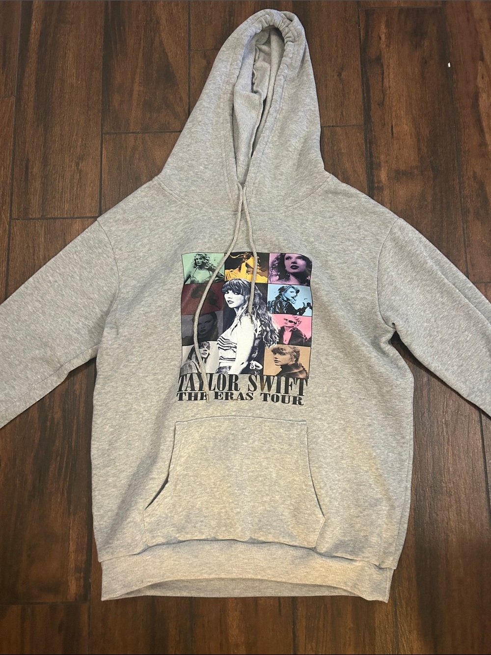 Taylor Swift Gray Graphic Hoodie - The Eras Tour